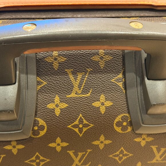 Louis Vuitton Pegase 55 Monogram Rolling Suitcase Carry-On โ Authentic - Picture 15 of 16